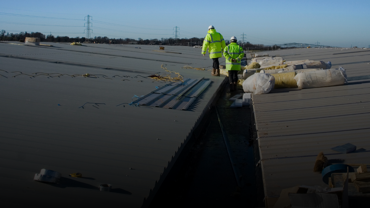 Commercial roof inspection